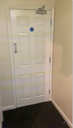 Fire door installation in Brighton HMO building
